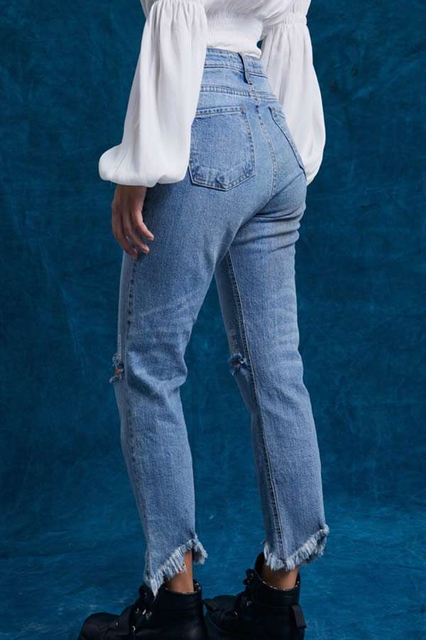 PANTALON HIGH C/STRASS HERE NOW