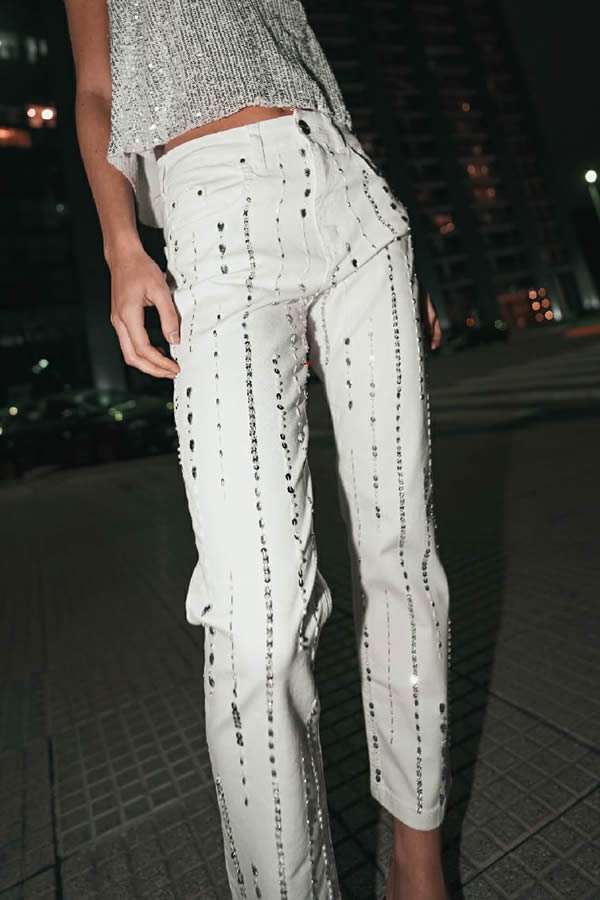 PANTALON MOM BLANCO C/BORDADO