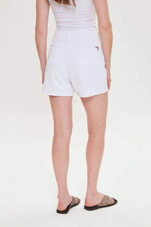 SHORT BLANCO TIRO ALTO