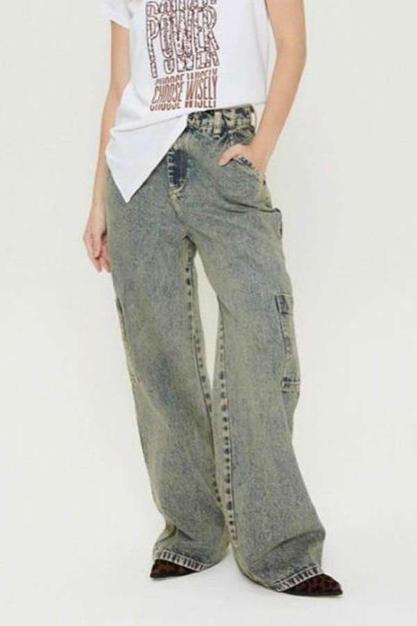 PANTALON CARGO MATIZADO