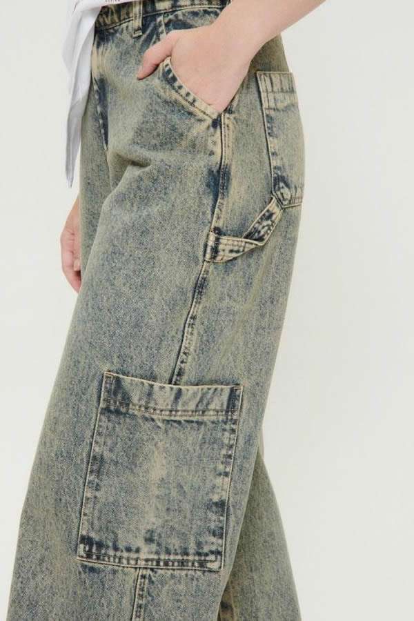 PANTALON CARGO MATIZADO