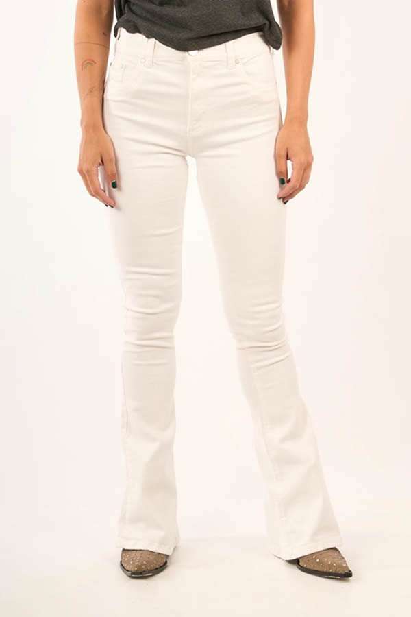 PANTALON HIGH BLANCO OXFORD