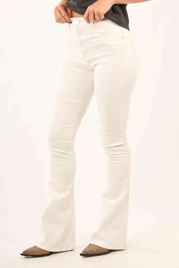 PANTALON HIGH BLANCO OXFORD