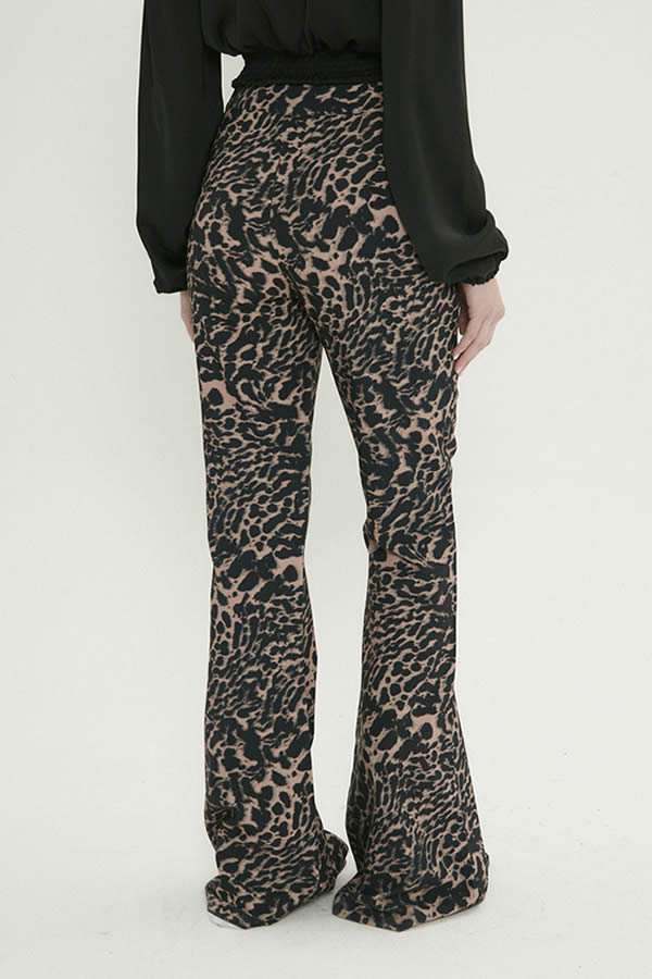 PALAZZO ESTAMPADO ANIMAL PRINT C/CIERRE