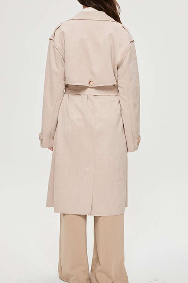 Trench Gamuzado Beige